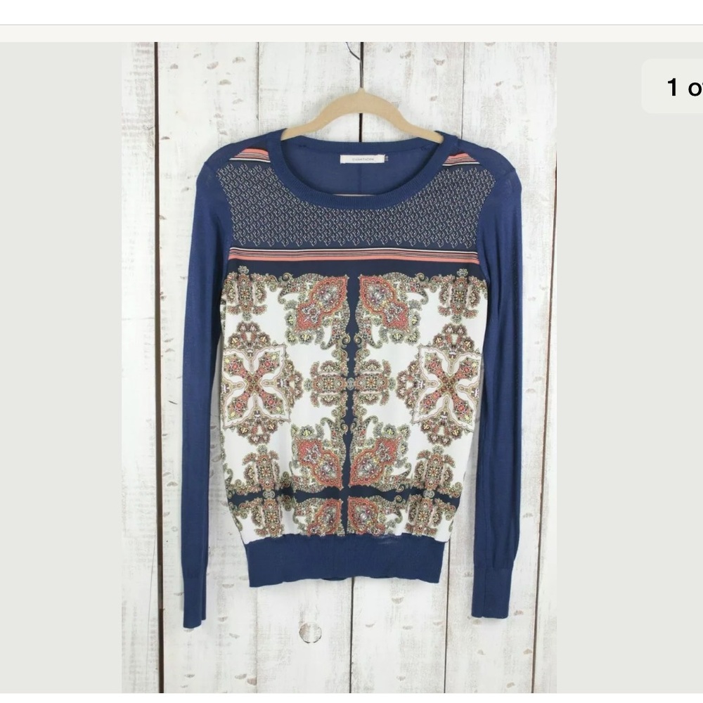 41 Hawthorne Stitch Fix Fitted Crew Neck knit XS
